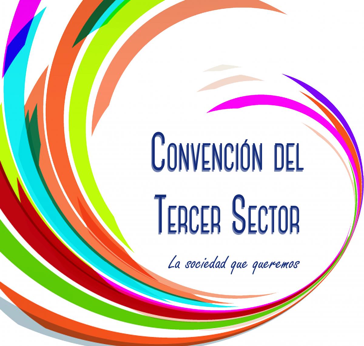 logo de la convención del tercer sector, con su lema 'la sociedad que queremos'