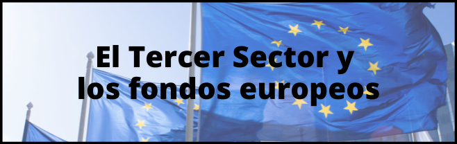 Imagen con el titular 'El Tercer Sector y los fondos europeos'