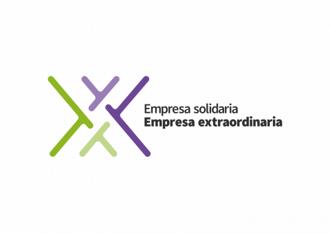 Logo empresa solidaria, empresa eXtraordinaria