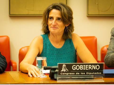 Foto de la ministra para la transición ecológica Teresa Ribera