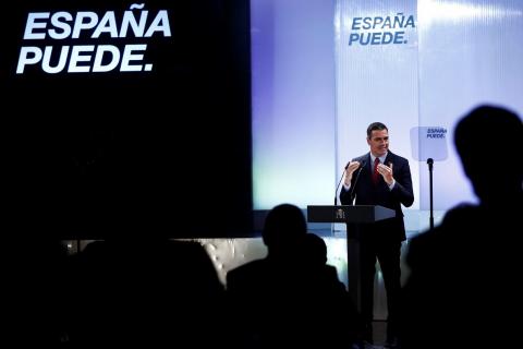 Foto durante la conferencia 'España puede. Recuperación, Transformación, Resiliencia'